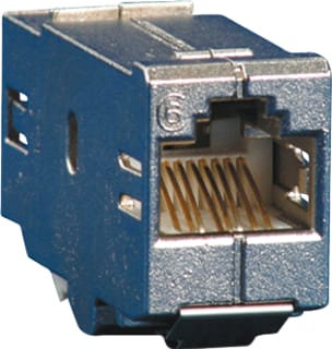 Metz Connect - E-DAT Keystone Modulaire connector Koplst Stp C6 Recht