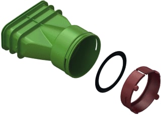 Ubbink - Air Excellent Verloop luchtkanaal Verloop Ae55Sc-Ae48C Set