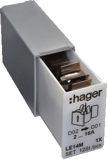 Hager - Schroefkop D0 D0-zekering Reducrng D01 Le14M Ds12
