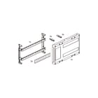 Hager - Univers DIN-rails + mespatroonhouder Inbouwunit mespatroonlastscheid Unit Nh00+2X17Me Ud22H1B