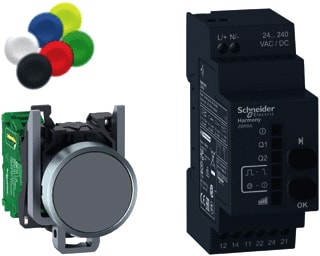 Schneider Electric - Harmony XB4 Drukknop frontelement Sps Set Xb4Rfa02