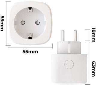 Bailey - Contactdooscombinatie Cale Smart Wifi Powerplug Eu