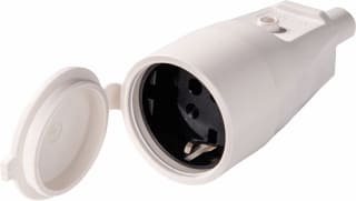 Martin Kaiser - Koppelcontactstop (geaard) kopcontstop ra wit dek ip44