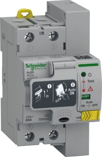 Schneider Electric - Aardlekschakelaar Acti9 Reds 2P 25A 300Ma A