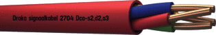 Draka - Serie 2700 BM Data- en communicatiekabel Sigk Dca-S2 Bm4X0,8 Ri100
