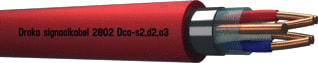 Draka - Serie 2800 BM Data- en communicatiekabel Sigk Dca-S2 2X2X0,8 Ri100