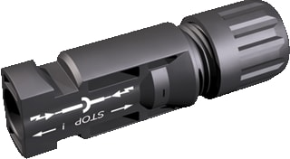 Staubli - Solarline MC4 Conn. v insteekbare gebouwinstall. Mcb Steker Pv-Kst4/6I-Ur Se10