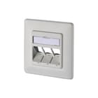 Metz Connect - PCE4D Datacontactdoos twisted pair Outlet 3V Wit