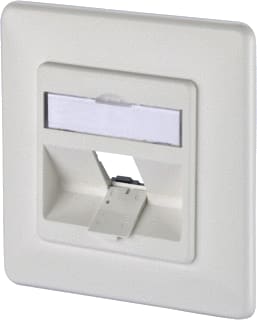 Metz Connect - PCE4D Datacontactdoos twisted pair Outlet 1V Wit Up