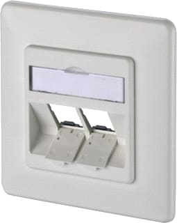 Metz Connect - PCE4D Datacontactdoos twisted pair Outlet 2V Wit