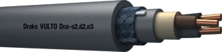 Draka - VULTO Dca VO-YMvKas Voedingskabel v/a 1 kV vaste aanleg Vulto Dca-S2 3X4 Mt