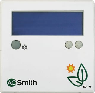 A.O. Smith - Solar accessories Toeb./onderd. duurzame energie opw. Remote Display