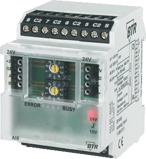 Metz Connect - MODBUS I/O-module bussysteem Mr-Ai8 Rtu