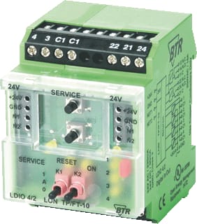 Metz Connect - LON I/O-module bussysteem lf-dio4/2 ft5000