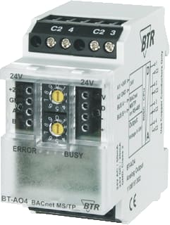 Metz Connect - BACnet I/O-module bussysteem bmt-ao4 bacnet ms/tp