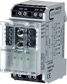 Metz Connect - LON I/O-module bussysteem lf-di230 ft5000