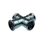 VSH - XPRESS STAALVERZINKT C1447 Fitting met 4 aansluitingen St/Z Kruisst 35X35X35X35Pr