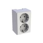Attema - K25/P25 Wandcontactdoos (WCD schakelmat.) Wcd 2V Zc25 Wt