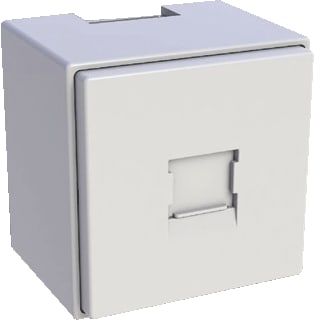 Attema - K25/P25 Inzetplaat schakelmateriaal Datapunt Cat5 Dp25 Wit