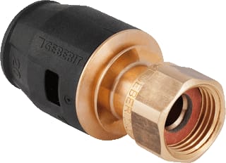 Geberit - Pushfit Fitting met 2 aansluitingen overg wrt 20-g3/4