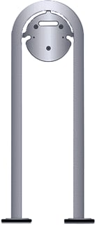 DEFA - Lichtt. toebeh.v verlichtingsarm. Arc Pole 1050Mm Met Plaat