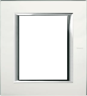 Bticino - Axolute Afdekraam schakelmateriaal afdkrm axo mat-gls 3+3m