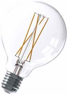 Calex - LED-lamp bail fila g95 e27 6w clear dim