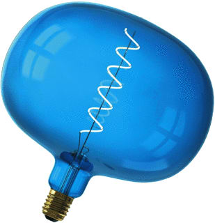 Calex - LED-lamp bail fil boden e27 4w blue dim