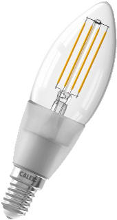 Calex - LED-lamp bail smart c35 e14 4.5w clear