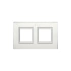 Bticino - Axolute Afdekraam schakelmateriaal afdkrm axo matglshor 2x2