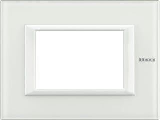 Bticino - Axolute Afdekraam schakelmateriaal Afdkrm Axo Wt Gls 3 Mod