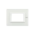 Bticino - Axolute Afdekraam schakelmateriaal Afdkrm Axo Wt Gls 3 Mod