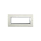Bticino - Axolute Afdekraam schakelmateriaal afdkrm axo geb alu rcht6m