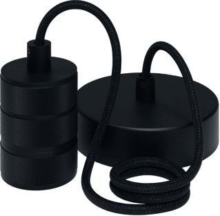 Calex - Lampfitting bail pendant 1.5m black e27