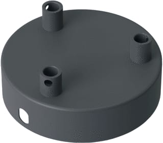 Calex - Mech. toebeh. verlichtingsarmatuur bail plafondkap beton 3 gat