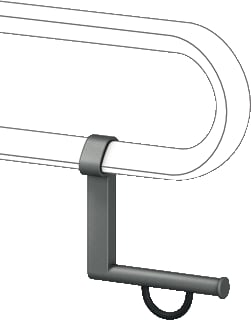 Normbau - Cavere Closetrolhouder Closrolhdr V/Stnbeug Antr