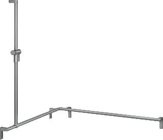 Normbau - Cavere Handgreep aangepast sanitair Hkwbeug H110Xh75Xv120