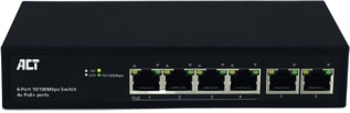 ACT - Netwerkswitch Poe+ Switch 6 Ports 60W