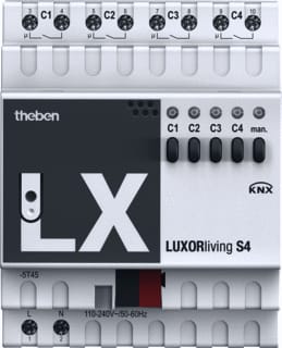 Theben - LUXORliving Schakelactor bussysteem Schakact S4
