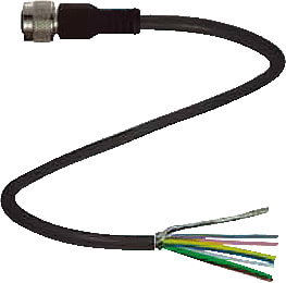 Pepperl Fuchs - Sensor/actorkabel met connector Kabel V17-G-5M-Pur 5M/M12