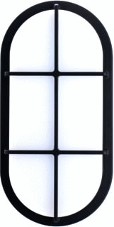 Bailey - BaiLum Plafond-/wandarmatuur Bulkhead 20W4000K Oval Zw