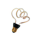 Bailey - Spiraled Silhouette LED-lamp iris e27 12w