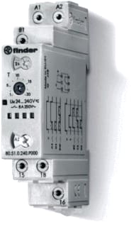 Finder - 80 Tijdrelais 1W 8A 24-240Vuc