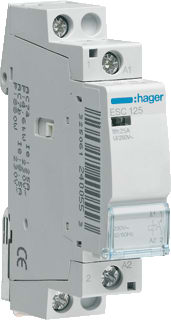 Hager - Installatiehulpschakelaar modulair Magnsch. 25A 1Maak 230V