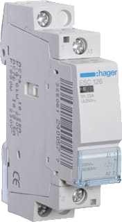 Hager - Installatiehulpschakelaar modulair Magnsch. 25A 1Verbr. 230V