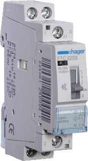 Hager - Installatiehulpschakelaar modulair Magnsch.25A Hdb+R 2M.S.230