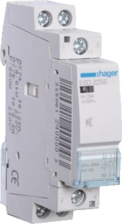 Hager - Installatiehulpschakelaar modulair Magnsch. 25A 2M. S. 24Vac