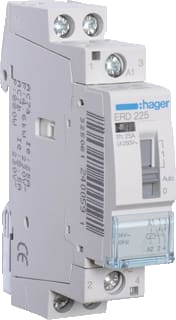 Hager - Installatiehulpschakelaar modulair Magnsch. 25A Hdb.2M. 24Vac