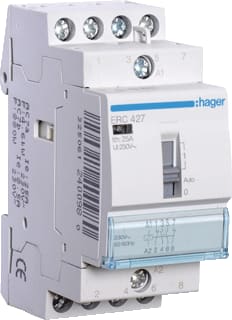 Hager - Installatiehulpschakelaar modulair Magnsch.25A Hbd 2M.2V.230V