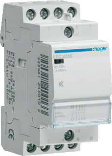 Hager - Installatiehulpschakelaar modulair Magnsch. 25A 4M. S. 230V